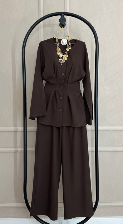 Komplet - sa strukiranom bluzom