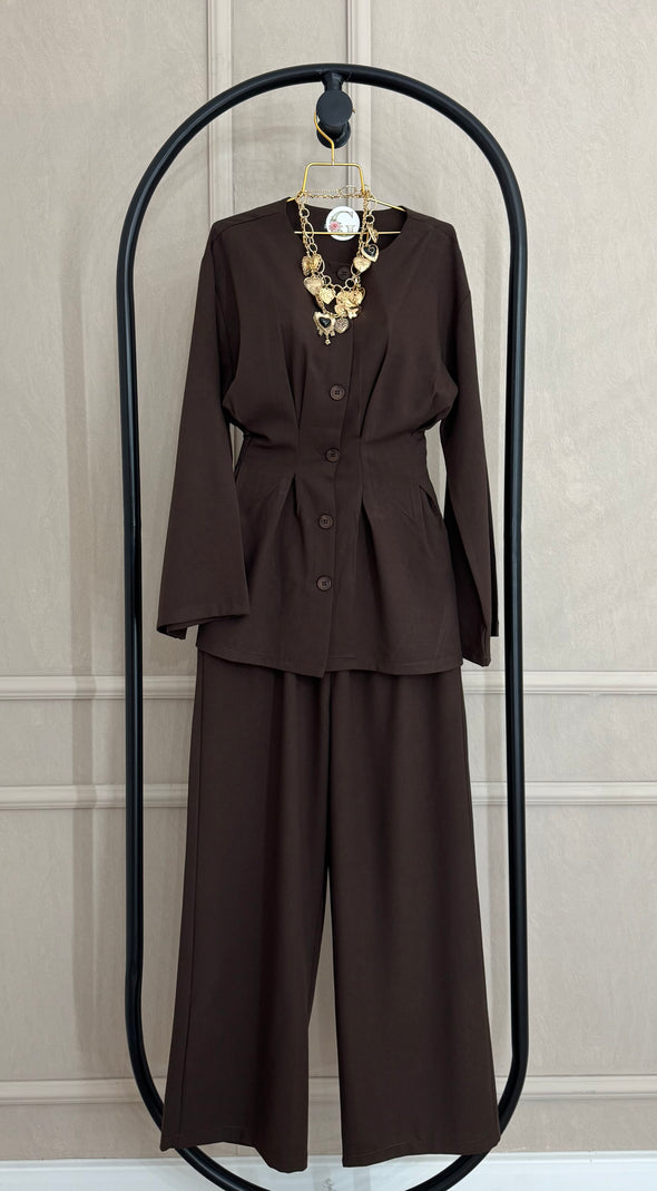 Komplet - sa strukiranom bluzom