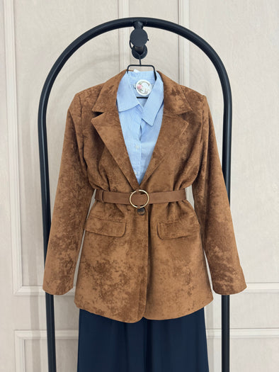 Sako od velura- smedji