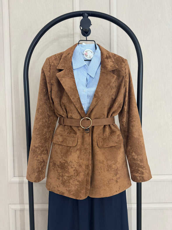 Sako od velura- smedji