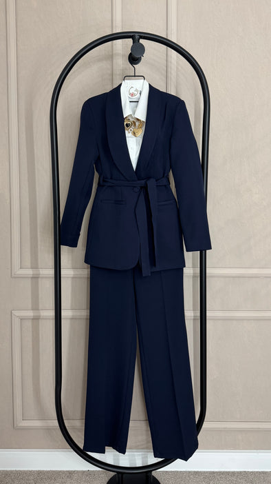 Odijelo teget - sa pojasom