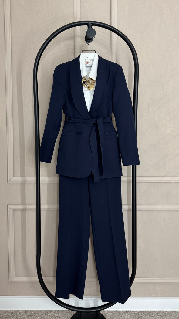 Odijelo teget - sa pojasom