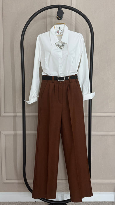 Palazzo pantalone- terakota