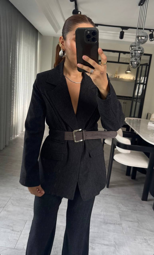 Odijelo tamno sivo/crno