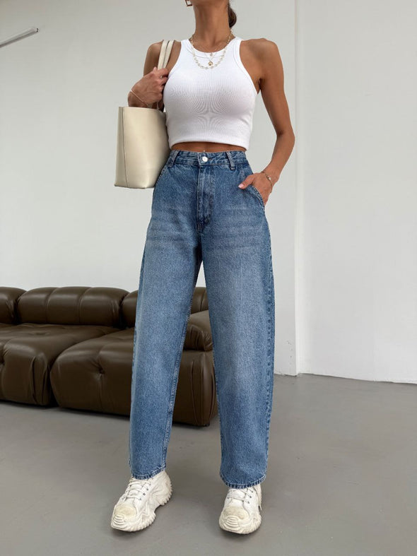 Hlace jeans - barrel model
