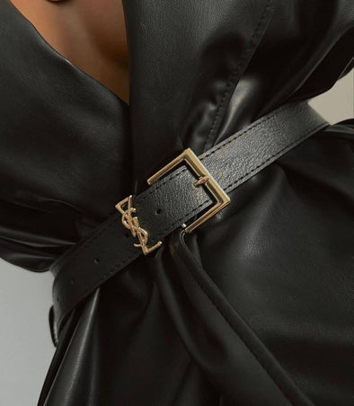 Kais - Saint Laurent- replika - crni sa zlatnom tokom