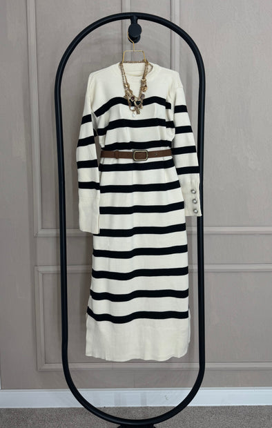 Haljina na pruge - bez
