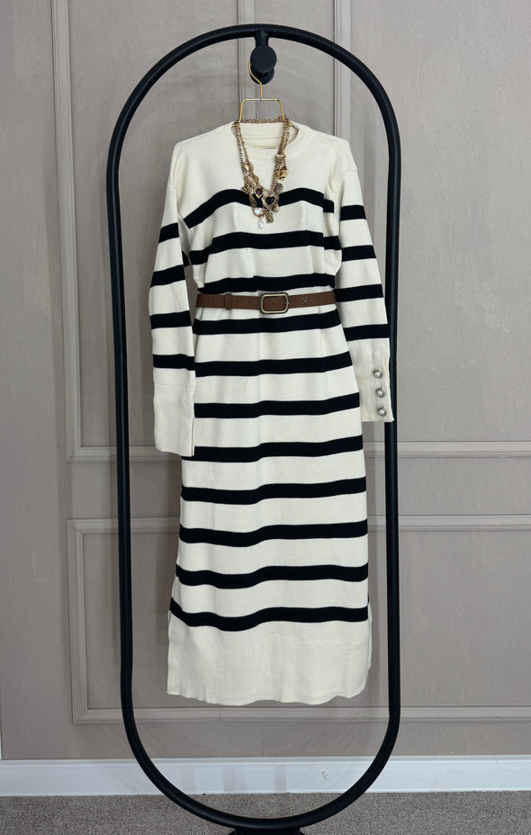 Haljina na pruge - bez