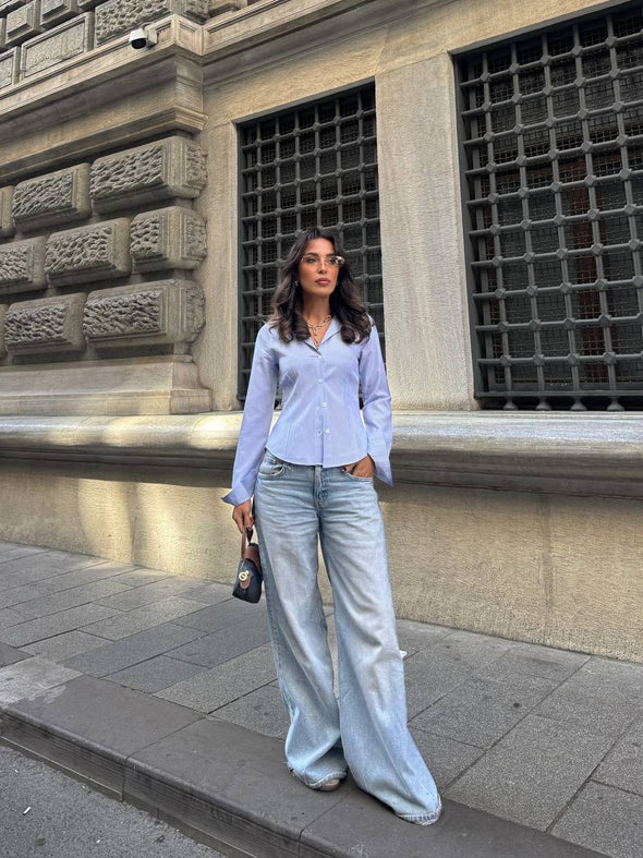 Strukirana kosulja na pruge