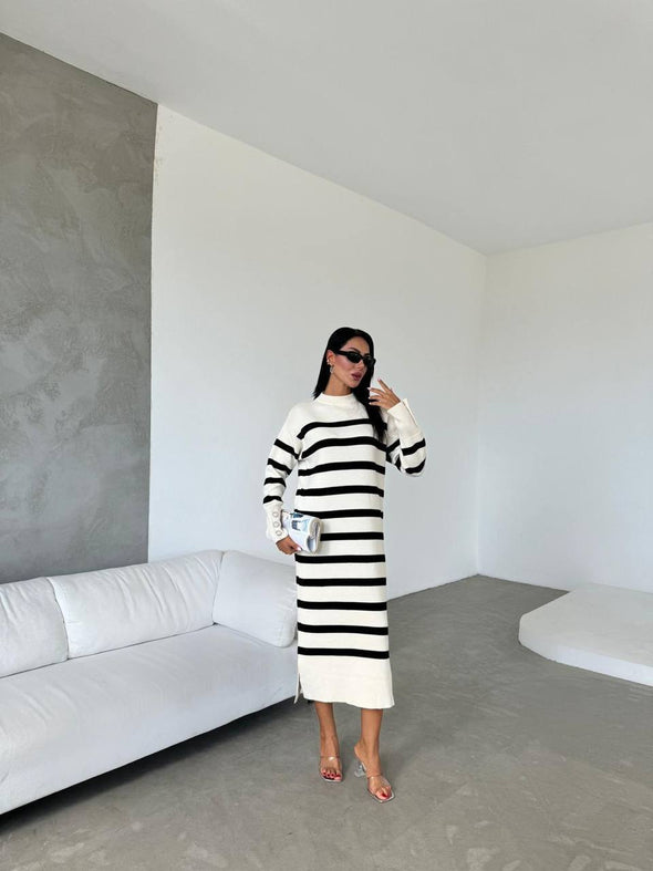 Haljina na pruge - bez