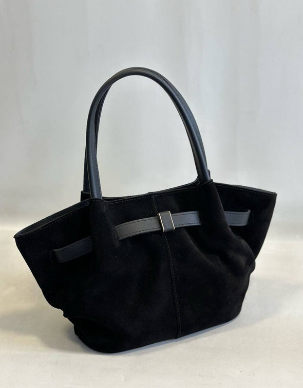 Verona black leather